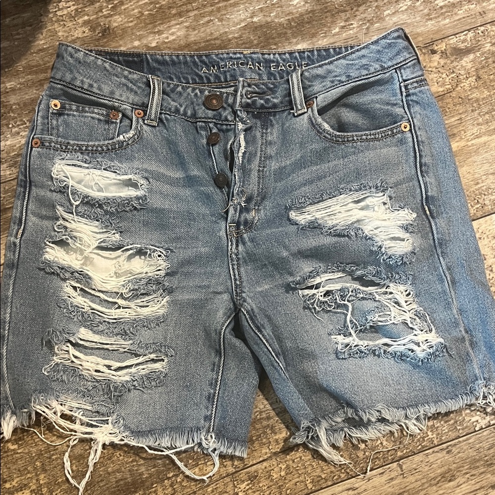 American Eagle Outfitters Blue Denim Shorts